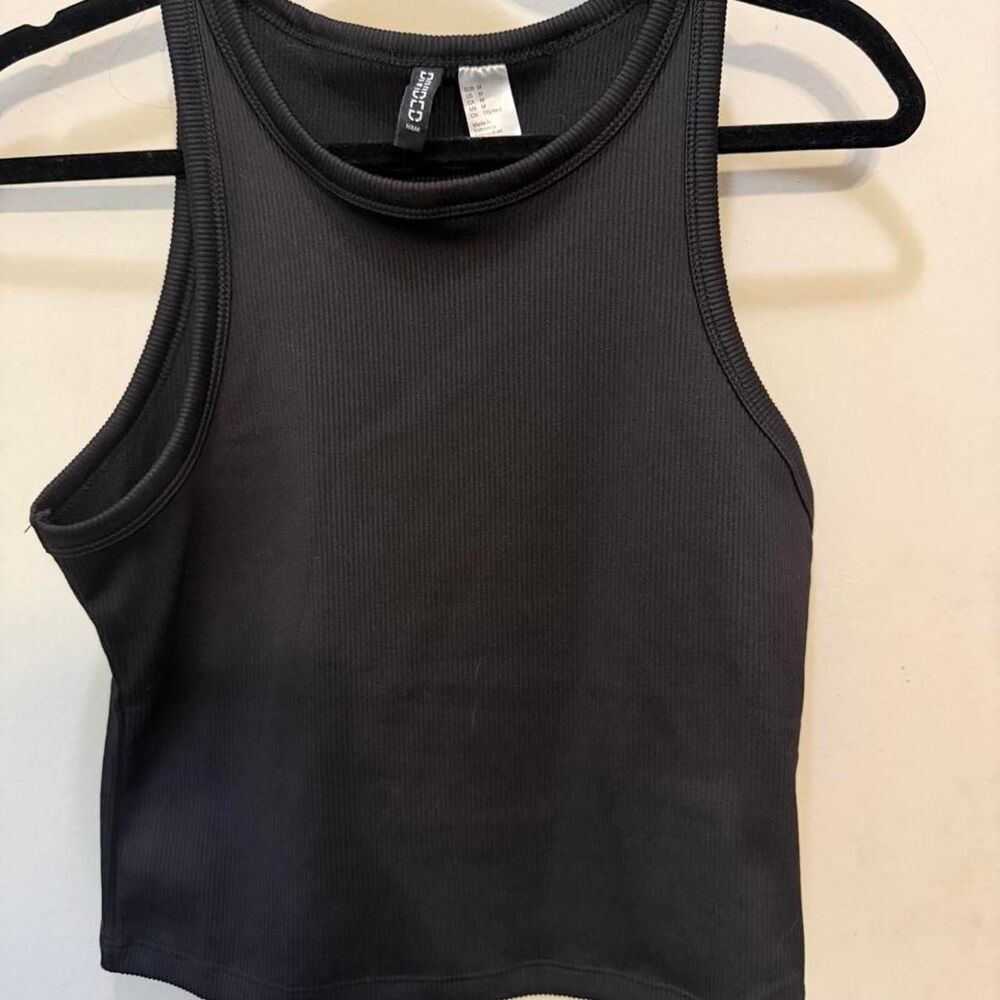 H-m Women's Black and Grey Vest
